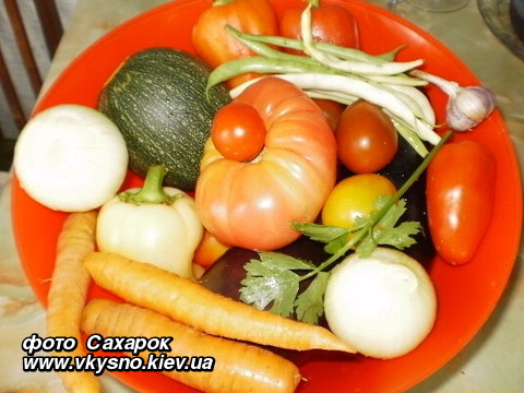Салат из овощей и баклажанов на зиму
