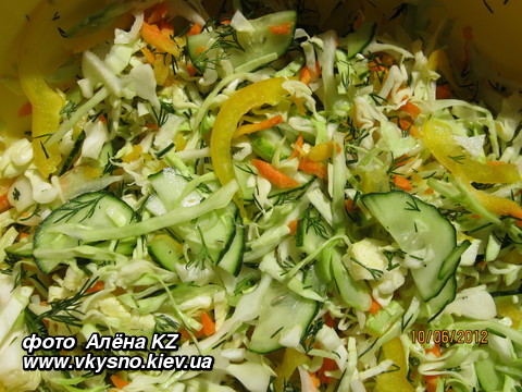 Овощной салат (к плову)         