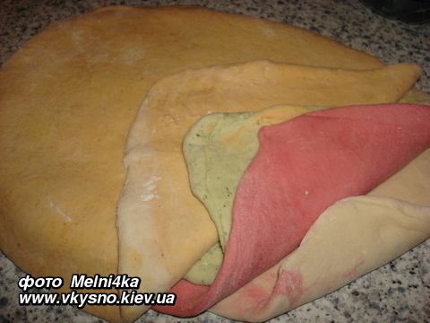 Хлеб "Разноцветное утро"