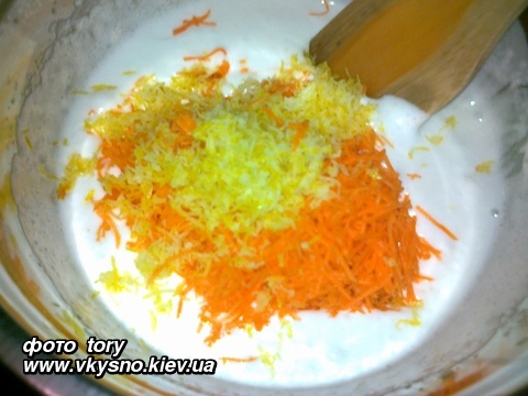 Морковно-лимонный торт