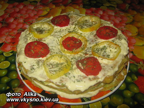 Кабачковий торт (рецепт ЛюСей)