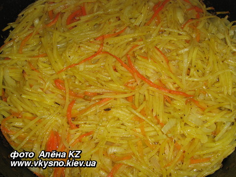 Картофельно-морковная запеканка
