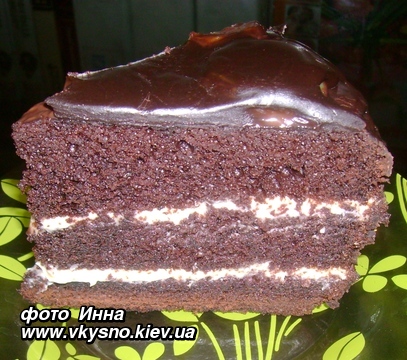 Пирог (торт) "Шоколад на кипятке"