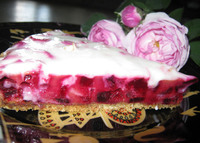 рецепт Свекольный пирог "Рубиновая нежность"