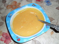рецепт Суп-пюре из тыквы  «Солнечный» 