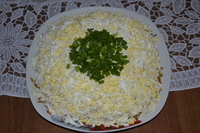 рецепт Салат со шпротами и фасолью