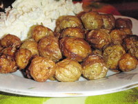 рецепт "Орешки" из картофеля