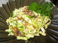рецепт Хрустящий капустный салат "Хабиби" 