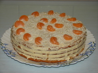 рецепт Медовый тортик к 8 - му марта
