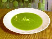 рецепт Суп-пюре с зеленым горошком