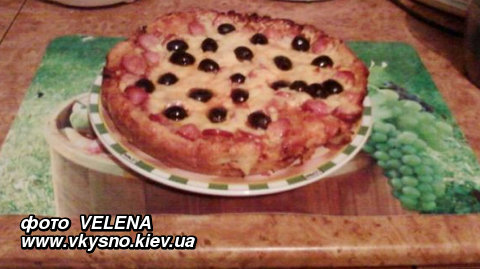 Пицца "На скорую руку" (рецепт VELENA)