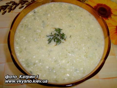 Кабачковый крем-суп 