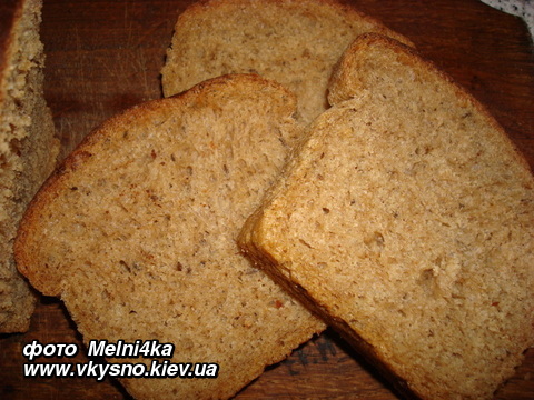 Пушистый хлеб с тмином