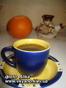 Апельсиновый кофе "Бодрость"