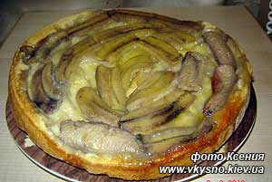 Бананово-карамельный пирог