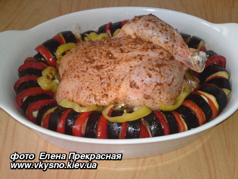 Курица с баклажанами и картошкой - пошаговый рецепт с фото на tdksovremennik.ru