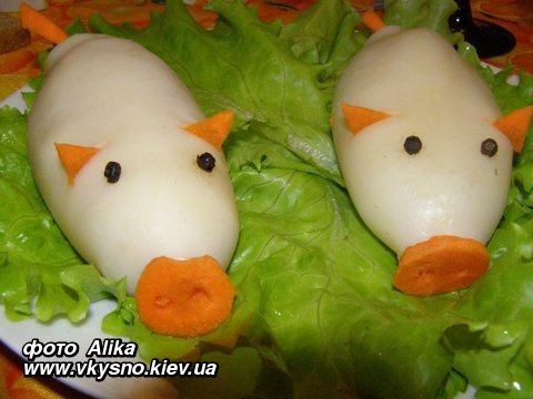 Фаршированные кальмары «Свинки» — рецепт с фото пошагово