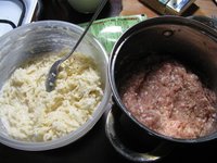 Запеканка из свинины с картофелем