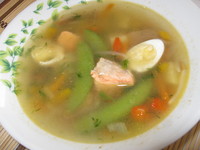 рецепт Любимый рыбный суп с овощами