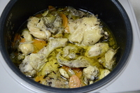 рецепт Курица с барбарисом и овощами в мультиварке