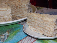 "Ленивый" тортик из печенья
