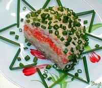 Классический  салат  «Мимоза»