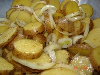 Картофельные шашлычки