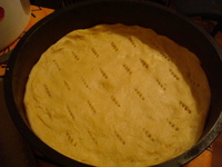 Пирог с луком и сельдереем 