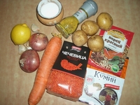 Чечевичный суп-пюре (Shurbet EL - Ads) Арабская кухня
