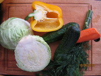 Овощной салат (к плову)         