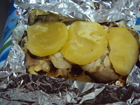 Мясо с картофелем порционно