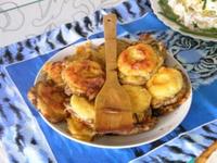 рецепт Мясо под  ананасной шубой
