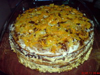 Печеночный торт (рецепт Юляши)