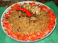 рецепт Плов по-фергански (узбекская кухня)