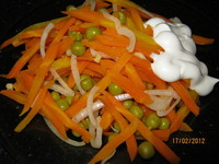 рецепт Салат морковный по-французски