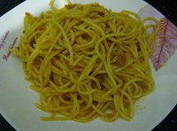 рецепт Спагетти с тунцом