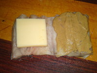 Золотая скумбрия с сыром